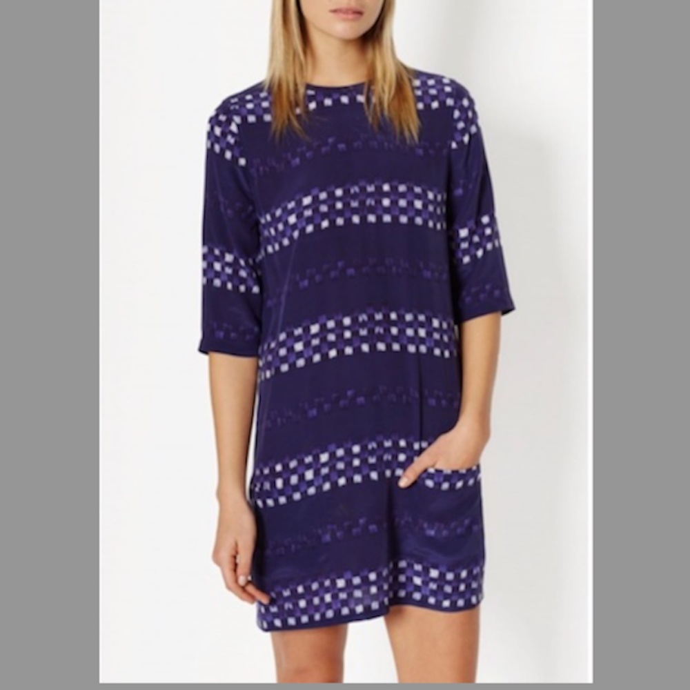 Equipment silk aubrey minidress XS